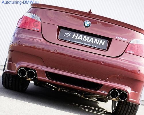 Накладка Hamann на задний бампер BMW E60 5-серия