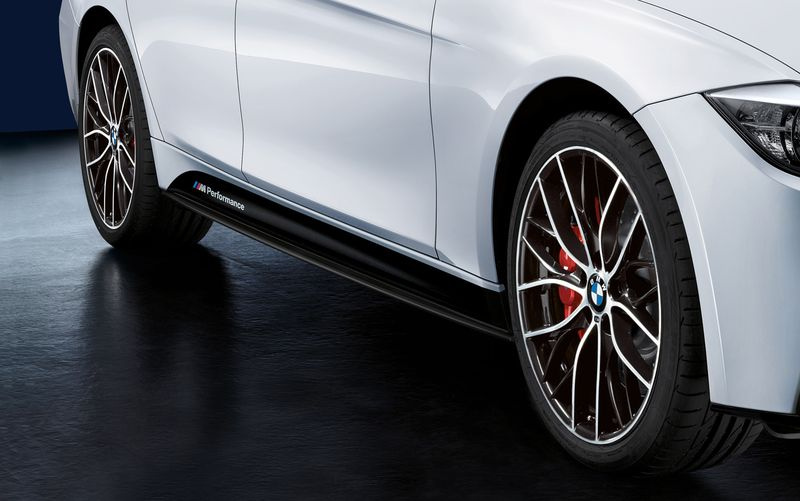 Накладки боковых порогов M Performance для BMW F30 3-серия
