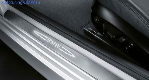 Накладки на пороги дверей BMW E87 1-серия