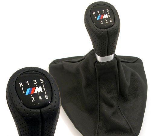 Рукоятка MКПП c кожаным чехлом BMW