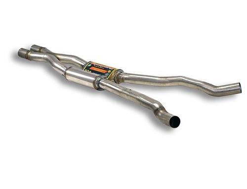 Центральный глушитель c X-pipe для BMW M6 E63 6-серия