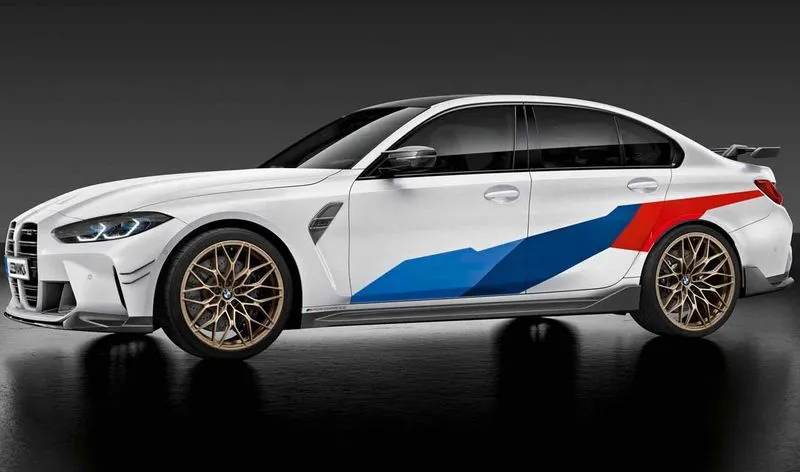 Акцентные наклейки M Performance для BMW M3 G80