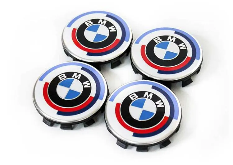 Комплект юбилейных крышек для литых дисков BMW