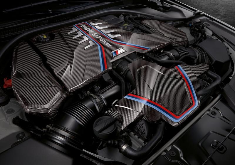 Карбоновая крышка M Performance двигателя BMW M5 F90